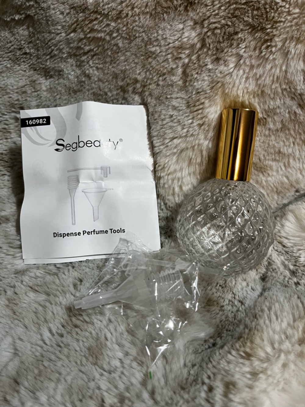 Segbeauty Perfume Atomiser, Perfume Bottle Glass 100ml